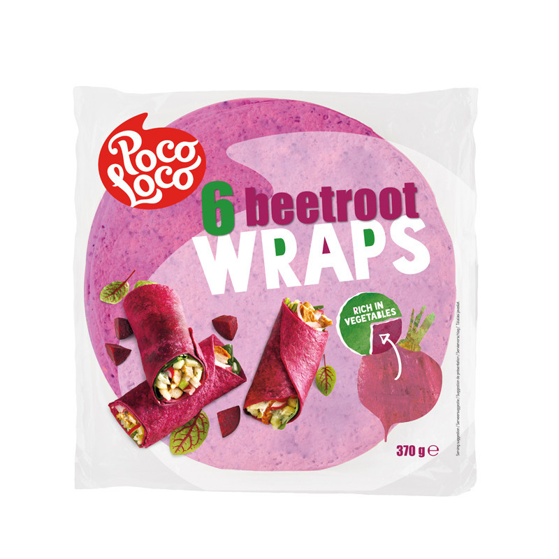 Wraps betterave 25cm 370g