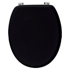 Abattant wc mdf 18 pouces noir
