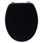 Abattant wc mdf 18 pouces noir