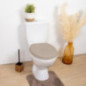 Abattant wc mdf 18 pouces taupe