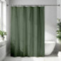 Rideau de douche unicolor vert