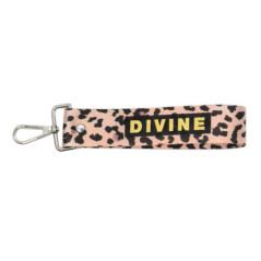 Porte cle leopard et message