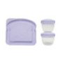 Kit repas 3 pieces violet