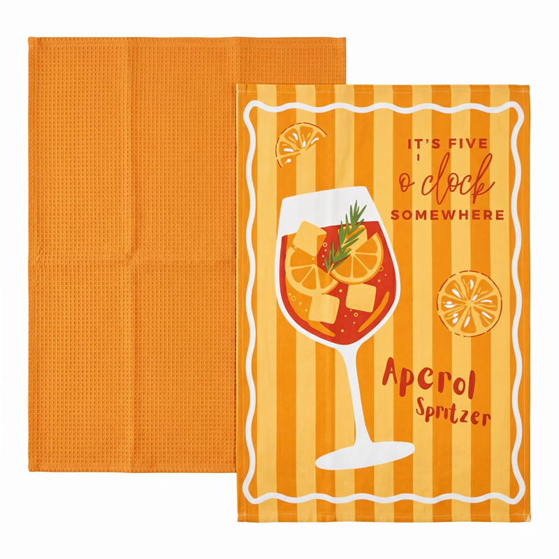 Lot de 2 torchons spritz 45x65cm
