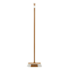 Balais accroche blanc marron