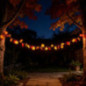 Guirlande solaire automne