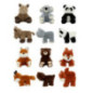 Peluche animaux de la foret