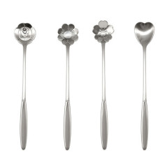 Assortis de 4 cuilleres silver