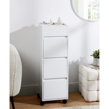 Meuble rangement sur roulettes