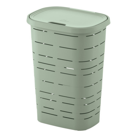 Coffre linge 55l vert sauge