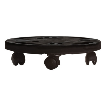 Plateforme ronde avec roulettes