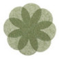 2 sets de table fleur vert