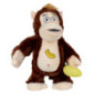 Peluche animee singe banane
