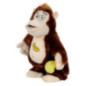 Peluche animee singe banane