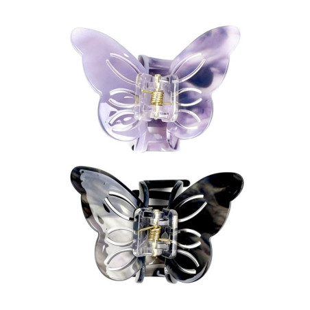 Pinces papillon clear