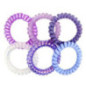 Elastiques accordeon purple x6