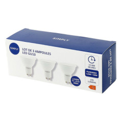 Ampoule gu10 370lm simply 4.5w