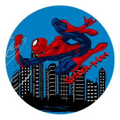 Coussin spiderman diam 35 cm
