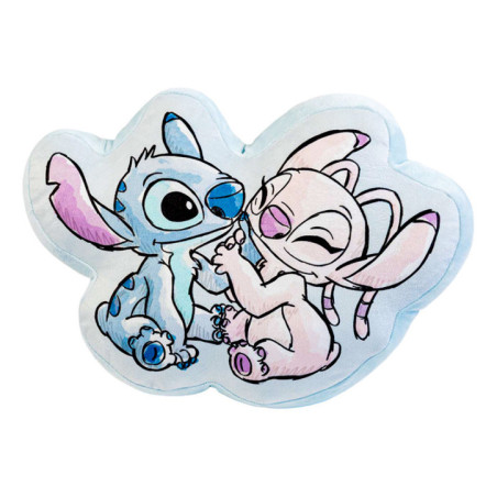 Coussin forme angel et stitch