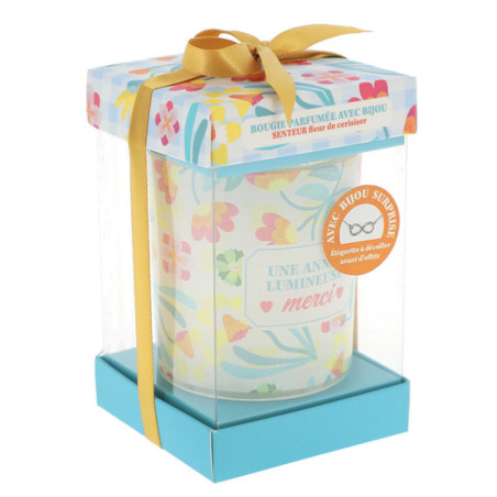 Bougie parfumee et bijou