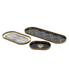 Set de 3 vides poches metal
