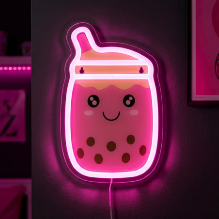 Neon led bubble tea