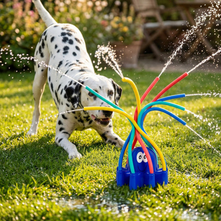 Arroseur pour chien pieuvre