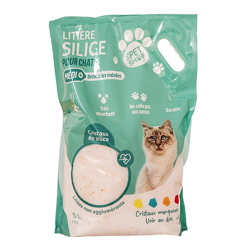 Litiere silice avec suivi sante
