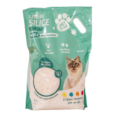 Litiere silice avec suivi sante