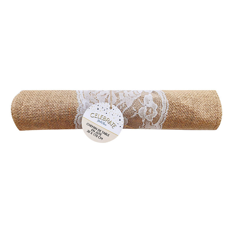 Chemin de table jute 30x170cm
