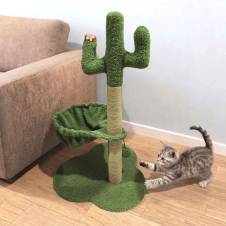 Arbre a chat 44x40x60cm peluche