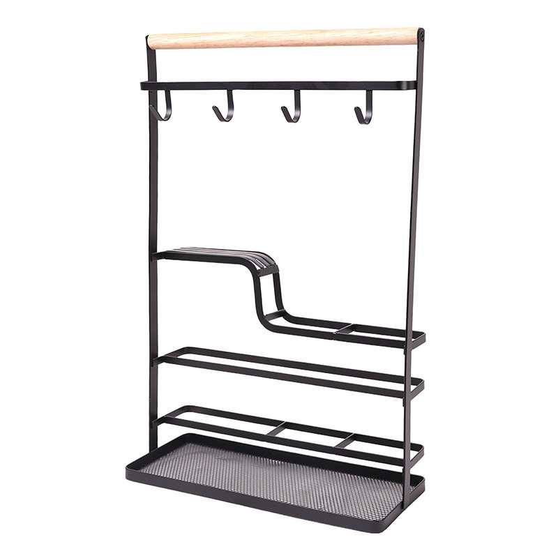 Etagere cusine metal noir