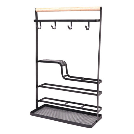 Etagere cusine metal noir