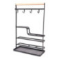 Etagere cuis metal noir bois