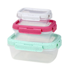 3 boites alimentaire plastique