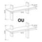 Etagere effet manguier