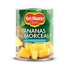 Ananas morceaux au jus 560g