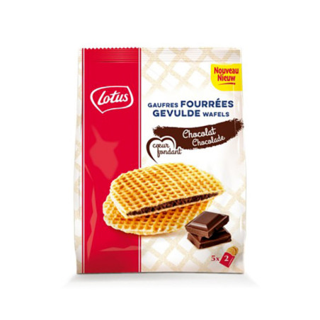 Gaufres fourrees chocolat 290g