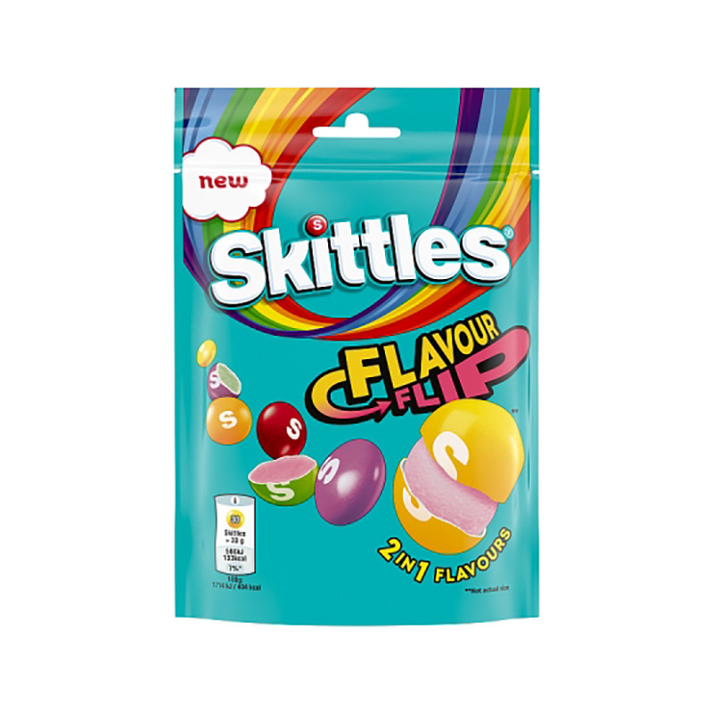Skittles flavour flip 136g
