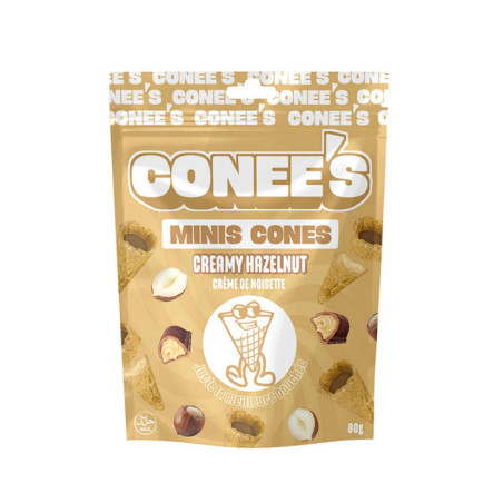 Mini cones chocolat noisette 80g