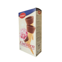 Cornet de glace chocolat x6 120g