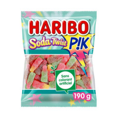 Bonbons soda twist pik 190g
