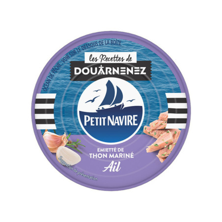 Emiette de thon marine ail 110g