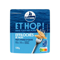 Effiloche de thon nature 130g