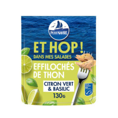 Effiloche de thon citron&basilic