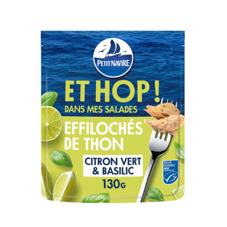 Effiloche de thon citron&basilic