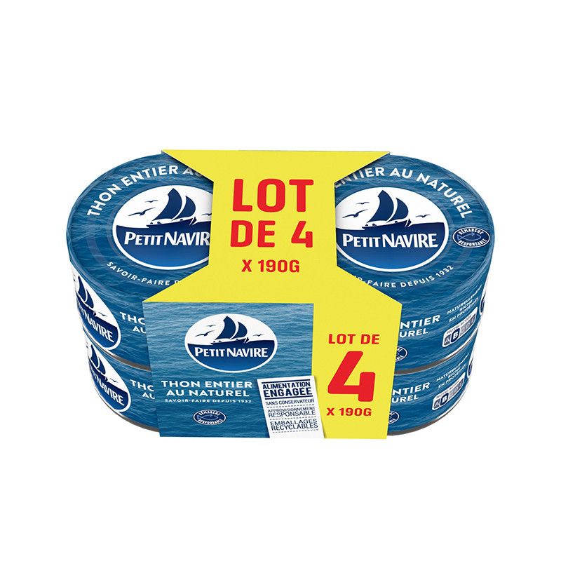 Thon naturel 4x140g