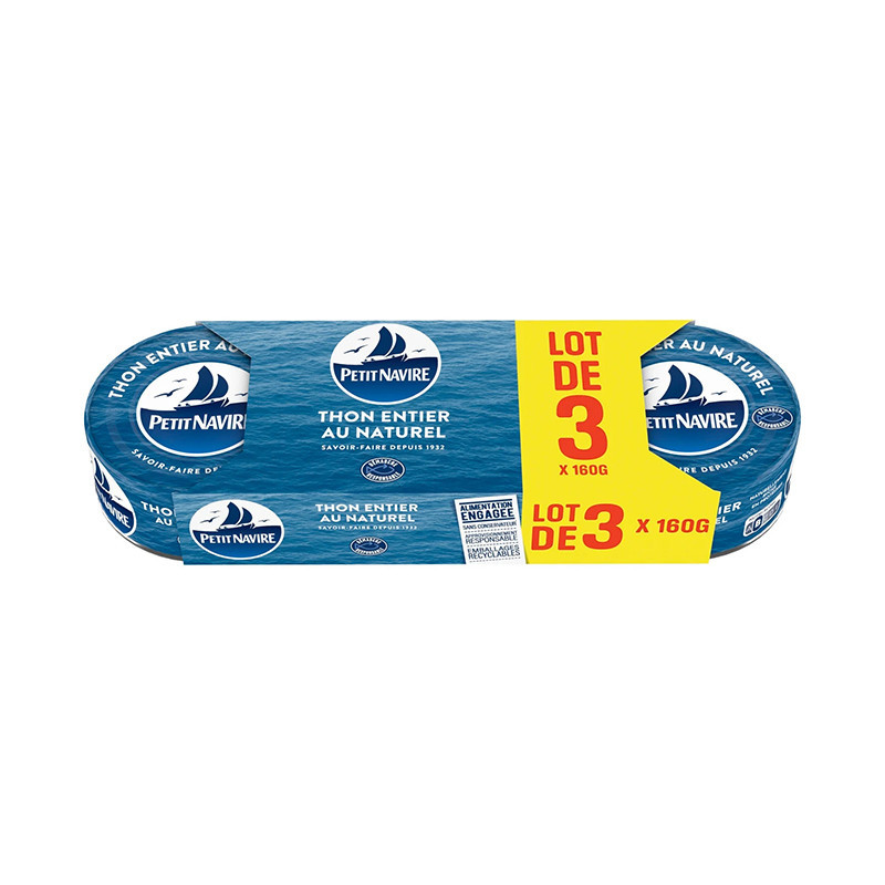 Thon naturel 3x112g