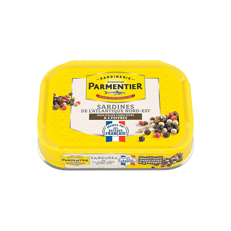 Sardines huile d'olive & poivres