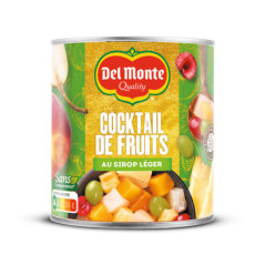 Cocktail de fruits au sirop 825g